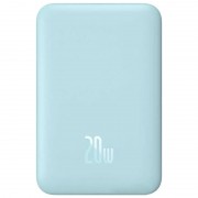 Портативное ЗУ Power Bank Baseus Magnetic Mini OS 20W c БЗУ 10000 mAh (PPCX110105) Blue