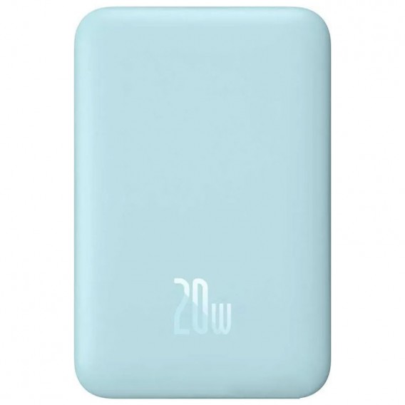 Портативное ЗУ Power Bank Baseus Magnetic Mini OS 20W c БЗУ 10000 mAh (PPCX110105), Blue