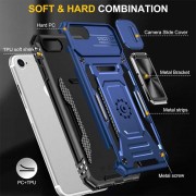 Ударопрочный чехол Camshield Army Ring для Apple iPhone 7 / 8 / SE (2020) (4.7"), Синий / Navy