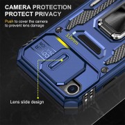 Ударопрочный чехол Camshield Army Ring для Apple iPhone 7 / 8 / SE (2020) (4.7"), Синий / Navy