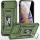 Ударопрочный чехол Camshield Army Ring для Apple iPhone X / XS (5.8") Оливковый / Army Green