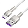 Дата кабель Baseus Cafule Metal Data USB Type-C 66W (1m) (CAKF00010), Білий