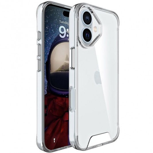 Чехол TPU Space Case transparent для Apple iPhone 16 Plus (6.7") Прозрачный