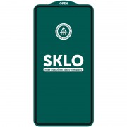Защитное стекло SKLO 5D (тех.пак) для Apple iPhone 16 Pro (6.3") Черный