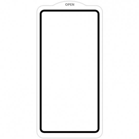 Захисне скло SKLO 5D (тех.пак) для Realme C65 4G, Чорний / Біла підкладка