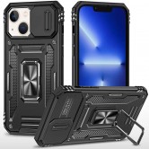 Ударопрочный чехол Camshield Army Ring для Apple iPhone 13 / 14 (6.1 дюйма) Черный / Black