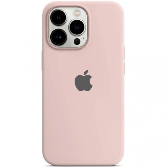 Чохол Silicone Case Full Protective (AA) для Apple iPhone 16 (6.1") Рожевий / Chalk Pink