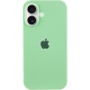 Чохол Silicone Case Full Protective (AA) для Apple iPhone 16 (6.1"), Зелений / Pistachio