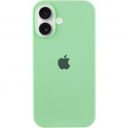 Чехол Silicone Case Full Protective (AA) для Apple iPhone 16 (6.1") Зеленый / Pistachio