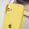 Чохол Silicone Case Full Protective (AA) для Apple iPhone 16 (6.1"), Жовтий / Yellow