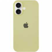 Чехол Silicone Case Full Protective (AA) для Apple iPhone 16 (6.1"), Желтый / Mellow Yellow