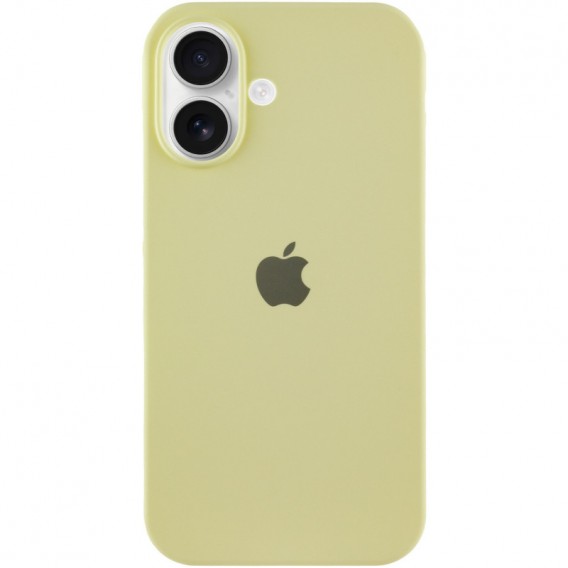 Чохол Silicone Case Full Protective (AA) для Apple iPhone 16 (6.1"), Жовтий / Mellow Yellow