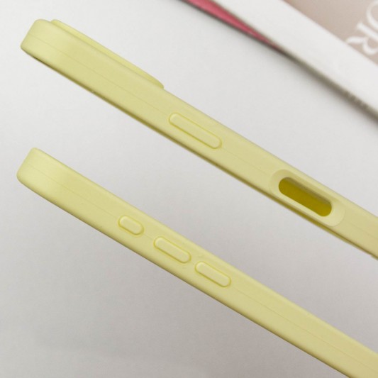 Чехол Silicone Case Full Protective (AA) для Apple iPhone 16 (6.1") Желтый / Mellow Yellow - изображение 3