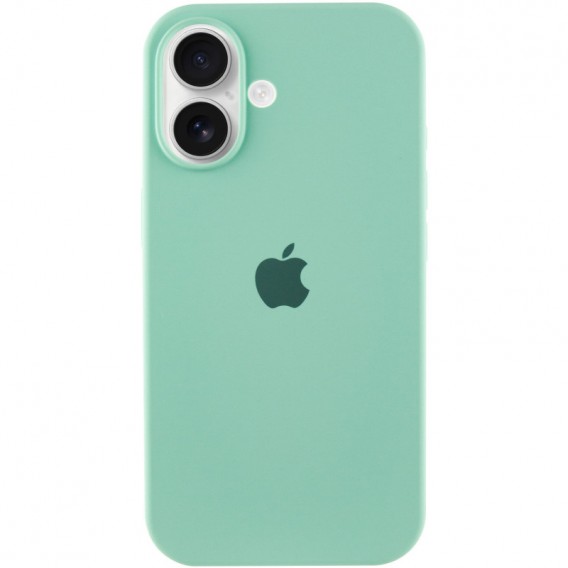 Чохол Silicone Case Full Protective (AA) для Apple iPhone 16 (6.1"), Бірюзовий / Turquoise