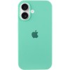 Чохол Silicone Case Full Protective (AA) для Apple iPhone 16 (6.1"), Бірюзовий / Marine Green