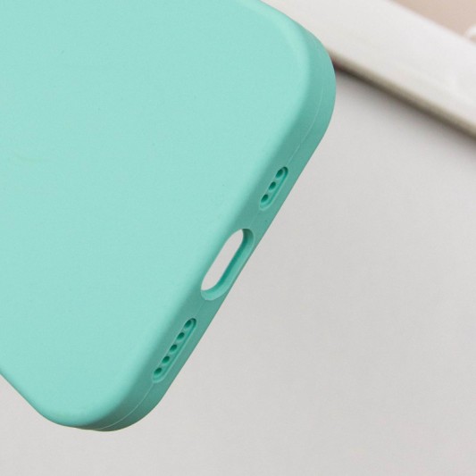 Чехол Silicone Case Full Protective (AA) для Apple iPhone 16 (6.1") Бирюзовый / Marine Green - изображение 5