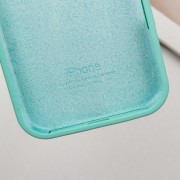 Чехол Silicone Case Full Protective (AA) для Apple iPhone 16 (6.1"), Бирюзовый / Marine Green