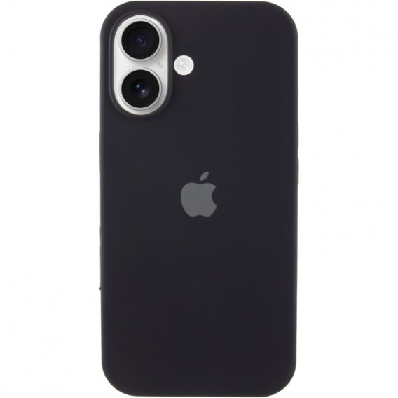 Чехол Silicone Case Full Protective (AA) для Apple iPhone 16 Plus (6.7"), Черный / Black