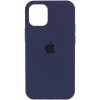 Чохол Silicone Case Full Protective (AA) для Apple iPhone 16 Pro (6.3"), Темно-синій / Midnight blue