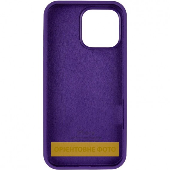 Чохол Silicone Case Full Protective (AA) для Apple iPhone 16 Pro (6.3"), Фіолетовий / Amethyst