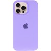 Чехол Silicone Case Full Protective (AA) для Apple iPhone 16 Pro (6.3 дюйма) Сиреневый / Dasheen