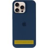 Чехол Silicone Case Full Protective (AA) для Apple iPhone 16 Pro (6.3"), Синий / Blue Jay