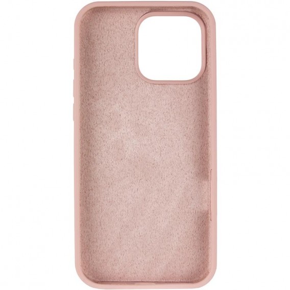 Чохол Silicone Case Full Protective (AA) для Apple iPhone 16 Pro (6.3") Рожевий / Pink Sand
