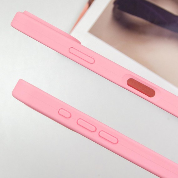Чохол Silicone Case Full Protective (AA) для Apple iPhone 16 Pro (6.3"), Рожевий / Light pink