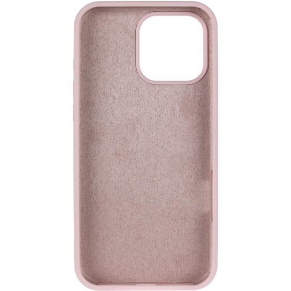 Чохол Silicone Case Full Protective (AA) для Apple iPhone 16 Pro (6.3"), Рожевий / Chalk Pink