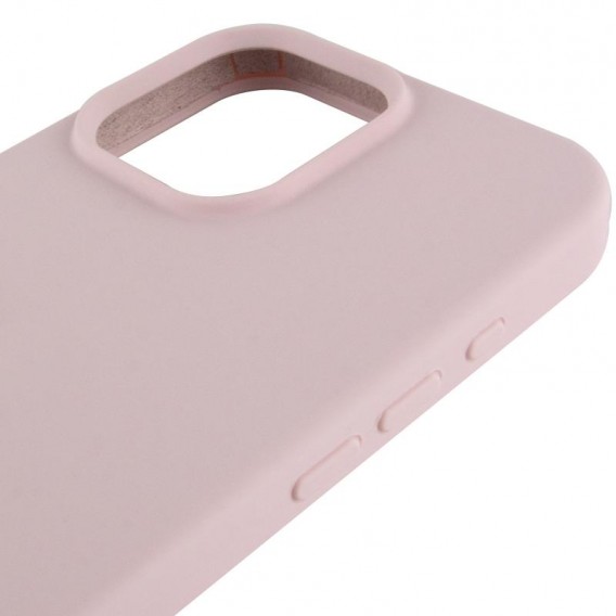 Чохол Silicone Case Full Protective (AA) для Apple iPhone 16 Pro (6.3"), Рожевий / Chalk Pink