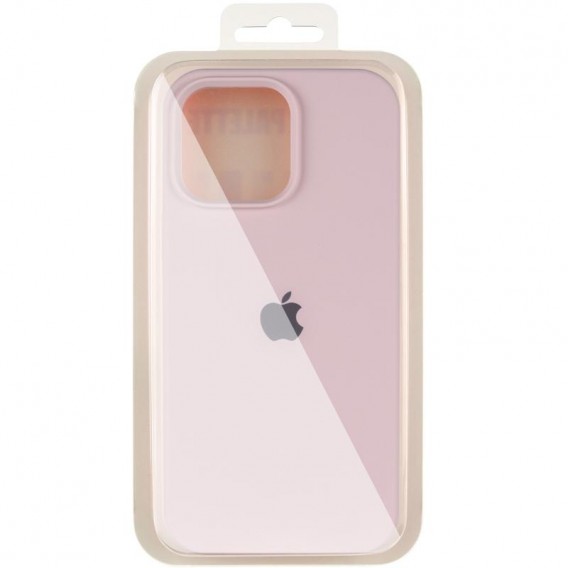 Чохол Silicone Case Full Protective (AA) для Apple iPhone 16 Pro (6.3"), Рожевий / Chalk Pink