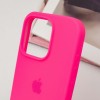 Чохол Silicone Case Full Protective (AA) Apple iPhone 16 Pro (6.3"), Рожевий / Barbie pink