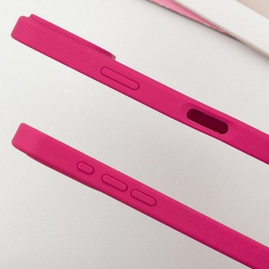 Чохол Silicone Case Full Protective (AA) для Apple iPhone 16 Pro (6.3") Червоний / Rose Red - зображення 3 