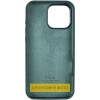 Чехол Silicone Case Full Protective (AA) для Apple iPhone 16 Pro (6.3"), Зеленый / Forest green