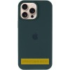 Чехол Silicone Case Full Protective (AA) для Apple iPhone 16 Pro (6.3"), Зеленый / Forest green
