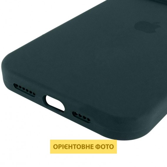 Чехол Silicone Case Full Protective (AA) для Apple iPhone 16 Pro (6.3"), Зеленый / Forest green