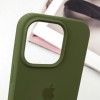 Чохол Silicone Case Full Protective (AA) для Apple iPhone 16 Pro (6.3"), Зелений / Dark Olive