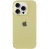 Чохол Silicone Case Full Protective (AA) для Apple iPhone 16 Pro (6.3"), Жовтий / Mellow Yellow