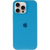 Чохол Silicone Case Full Protective (AA) для Apple iPhone 16 Pro (6.3") Блакитний / Blue