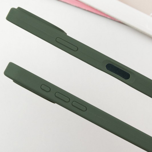 Чехол Silicone Case Full Protective (AA) для Apple iPhone 16 Pro Max (6.9") Зеленый / Cyprus Green - изображение 3