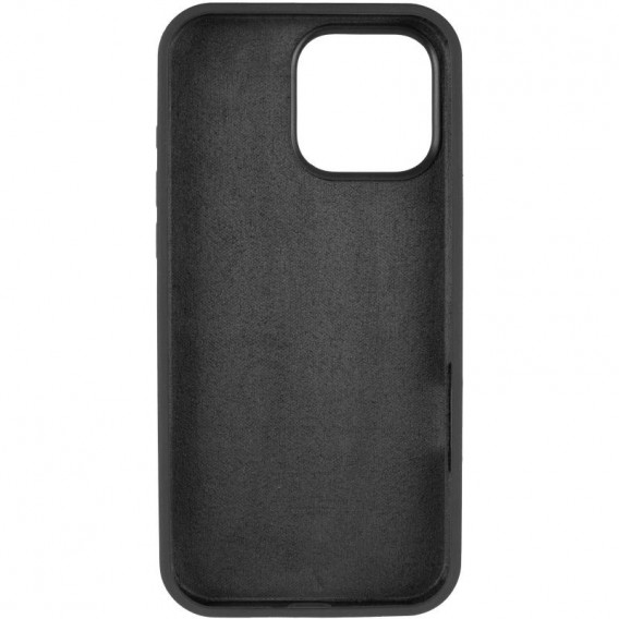 Чехол Silicone Case Full Protective (AA) для Apple iPhone 16 Pro Max (6.9"), Черный / Black