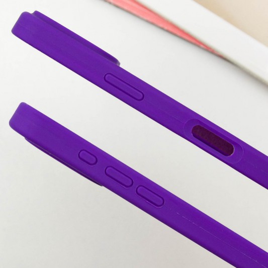 Чехол Silicone Case Full Protective (AA) для Apple iPhone 16 Pro Max (6.9") Фиолетовый / Ultra Violet - изображение 3