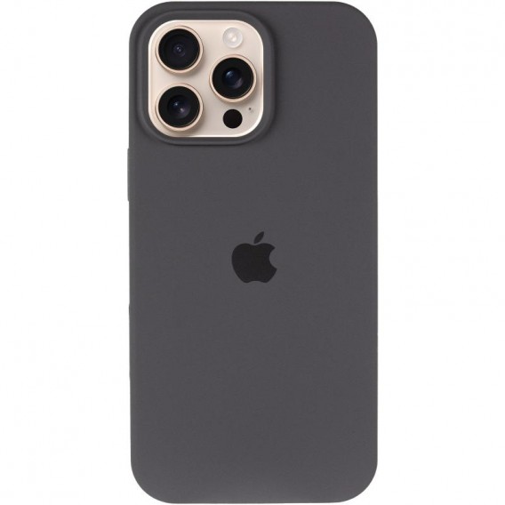 Чохол для iPhone 16 Pro Max Silicone Case Full Protective (Dark Gray)