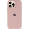 Чохол Silicone Case Full Protective (AA) для Apple iPhone 16 Pro Max (6.9") Рожевий / Pink Sand
