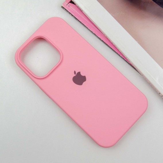Чехол Silicone Case Full Protective (AA) для Apple iPhone 16 Pro Max (6.9"), Розовый / Pink