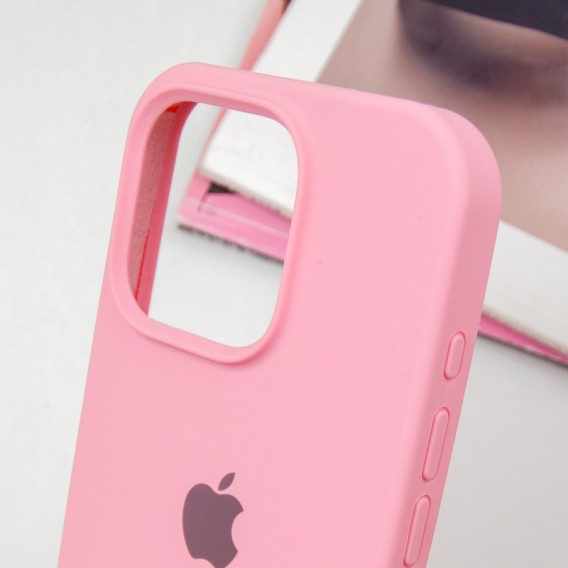 Чехол Silicone Case Full Protective (AA) для Apple iPhone 16 Pro Max (6.9"), Розовый / Pink