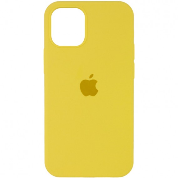 Чехол Silicone Case Full Protective (AA) для Apple iPhone 16 Pro Max (6.9"), Желтый / Yellow