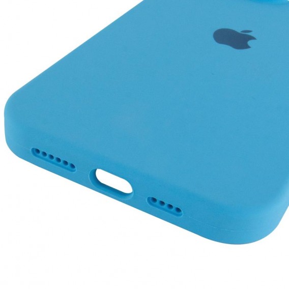 Чехол Silicone Case Full Protective (AA) для Apple iPhone 16 Pro Max (6.9 дюйма) Голубой / Blue