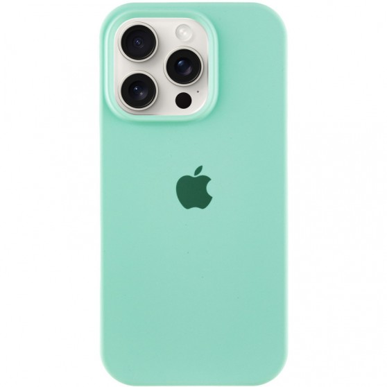 Чехол Silicone Case Full Protective (AA) для Apple iPhone 16 Pro Max (6.9") Бирюзовый / Turquoise
