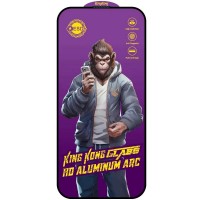 Защитное стекло 5D Anti-static Purple (тех.пак) для Apple iPhone 16 Pro Max (6.9